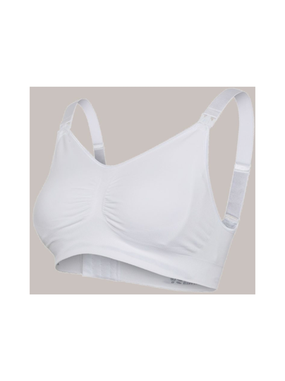 Carriwell seamless padded nursing bra imetysliivit - valkoinen