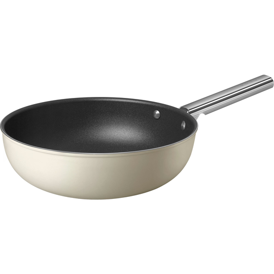Smeg Wokki, 30 cm, kermanvaalea