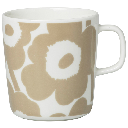 Marimekko Oiva-muki, 4 dl, unikko, beige