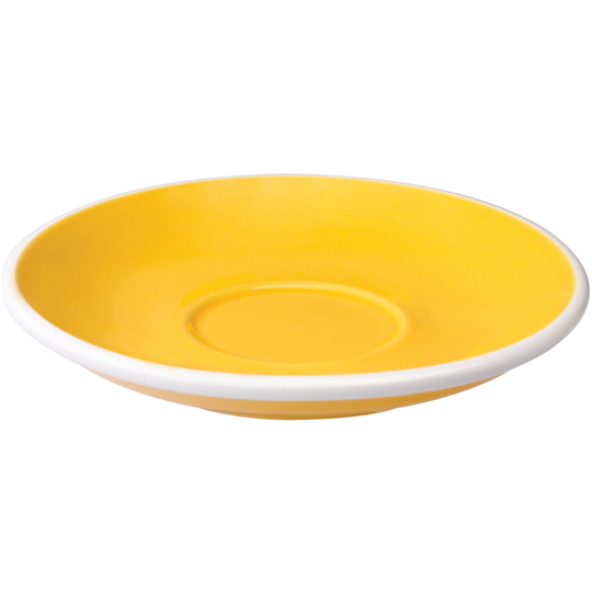 Loveramics Egg Cappuccino -aluslautanen, 14,5 cm, 6 kpl, keltainen