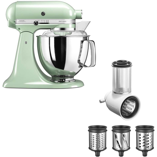 KitchenAid Artisan KSM175 -yleiskone, pistaasi + raastinrauta
