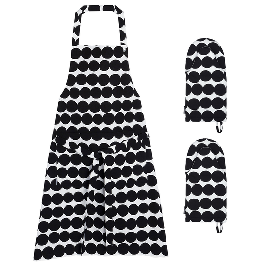 Marimekko Räsymatto keittiötekstiili setti, 3 osaa