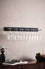 GIA viinilasiteline - leveys 80 cm Black mdf/ metal