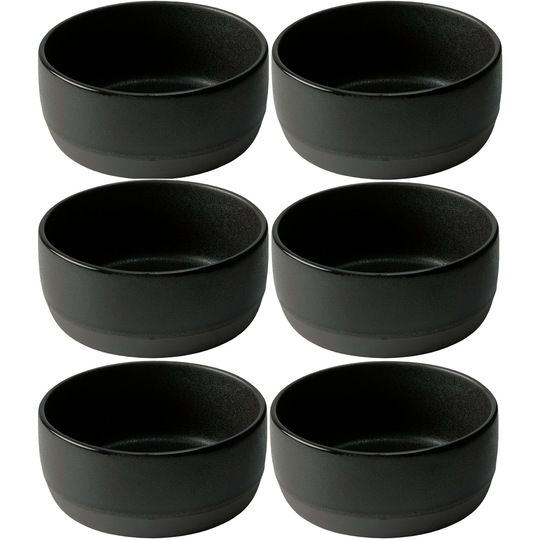 Aida RAW kulho 13,5 cm, 6 kpl, titanium black