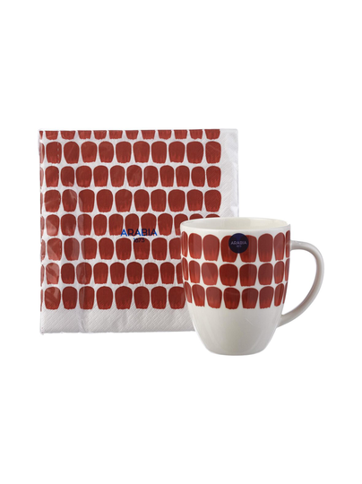 24h tuokio -muki 0,34 l ja servetit 33 x 33 cm, 20 kpl